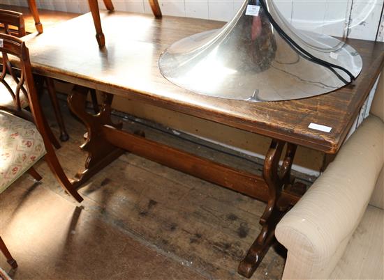Oak refectory table